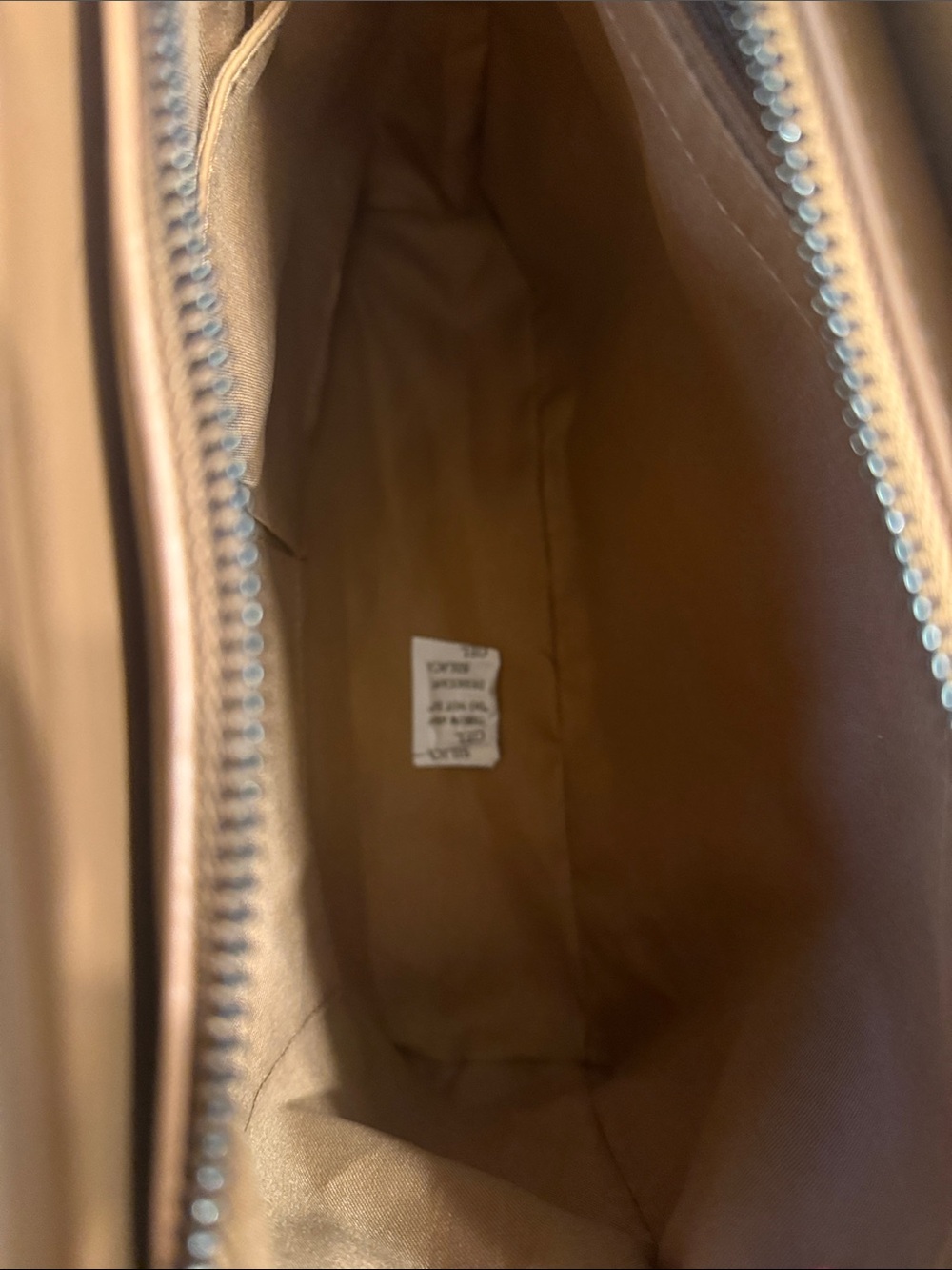 Valentino Orlandi Beige Quilted Tote Bag with Logo Charm and Logo Pouch - Picture 6 of 13